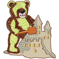 Teddy Embroidery Design 8
